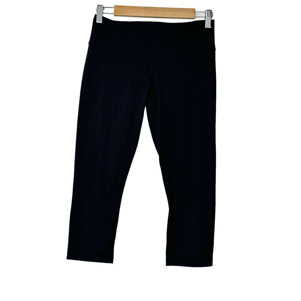 LULULEMON Leggings Women's 20" inseam Black Sz 6 Running Yoga Gym